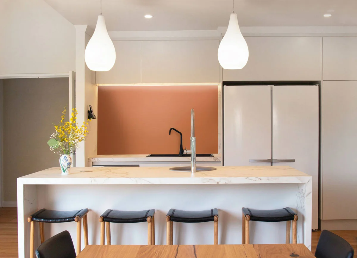 Copper Aluminium Composite Splashback