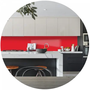 Juicy Red Alusplash Splashback