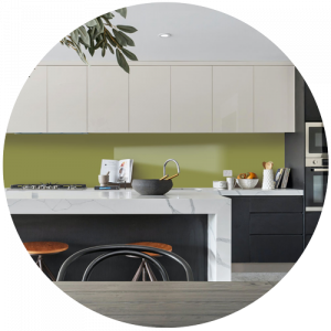 Olive Green Alusplash Splashback Sample