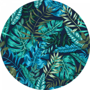 Bold Blue Splashback