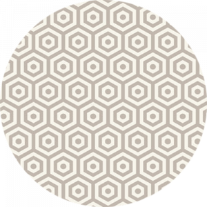 Bold Hexagon Pattern Splashback