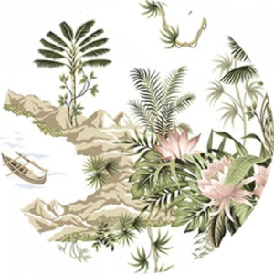Botanical Island Splashback