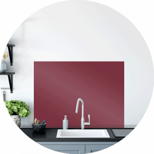 Burnt Skies Glass Splashback Sample