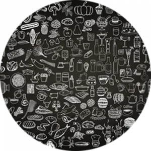 Chalkboard Doodles Splashback