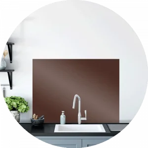 Chestnut Glass Splashback