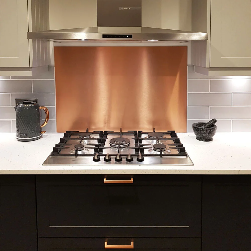 Copper Aluminium Composite Splashback