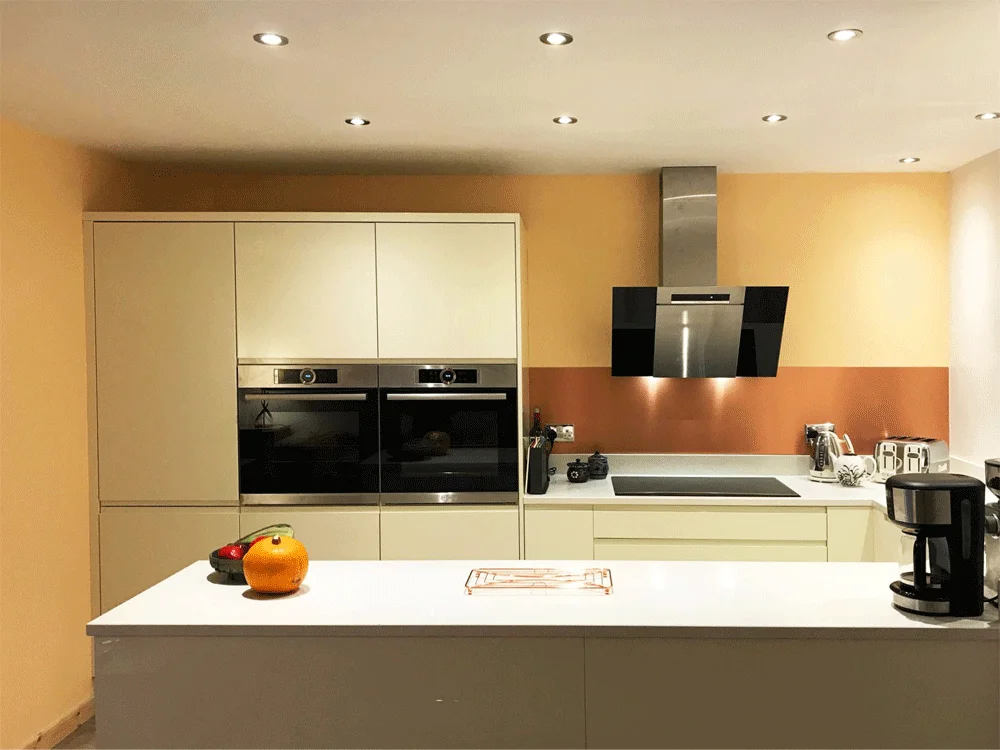 Copper Aluminium Composite Splashback