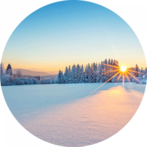 Crisp Nordic Sunrise Splashback