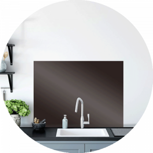 Espresso Glass Splashback