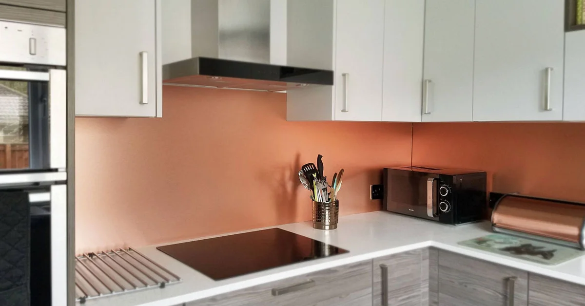 Copper Aluminium Composite Splashback