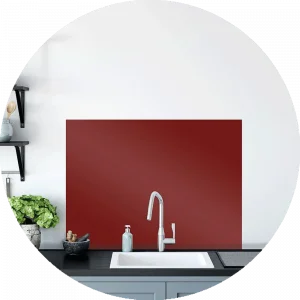 French Kiss Glass Splashback
