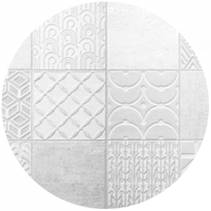 Geometric Cement Printed Tile Splashback