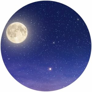 Glowing Moon Splashback