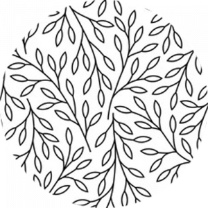 Hollow Tree Branch Pattern Splashback