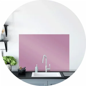 Lilac Glass Splashback