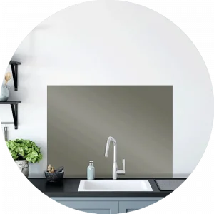 Overcast Glass Splashback