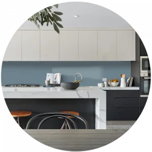Petrol Blue AluSplash Splashback
