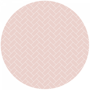 Pink Herringbone Splashback