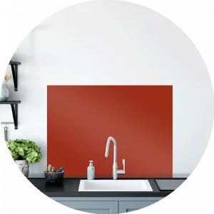 Poppy Glass Splashback