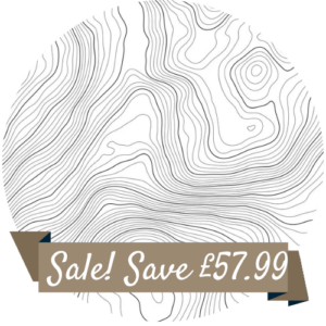 Topographic Contour Lines Splashback