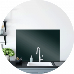 Shadowed Forest Glass Splashback
