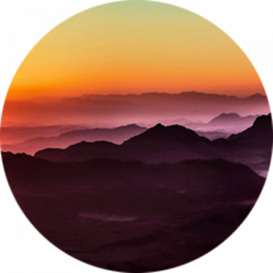 Sunset at Mount Sinai Splashback