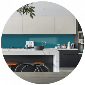 Teal Alusplash Splashback