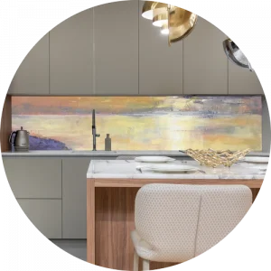Golden Ocean Splashback