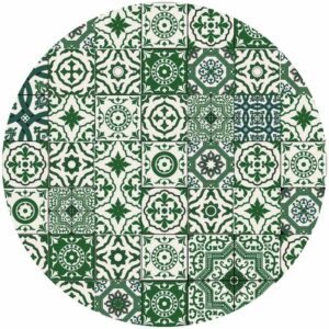 Green Mosaic Tile Pattern Sample